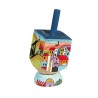 Yair Emanuel Hand Painted Wood Dreidel on Stand Small Je... | Dreidels