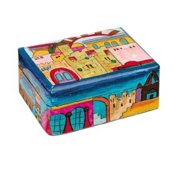 Yair Emanuel Hand Painted Small Wood Jewelr... | Gift Ideas by Emanuel