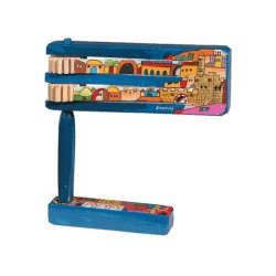 Yair Emanuel Hand Painted Wood Purim Grogger Jerusalem S... | Groggers