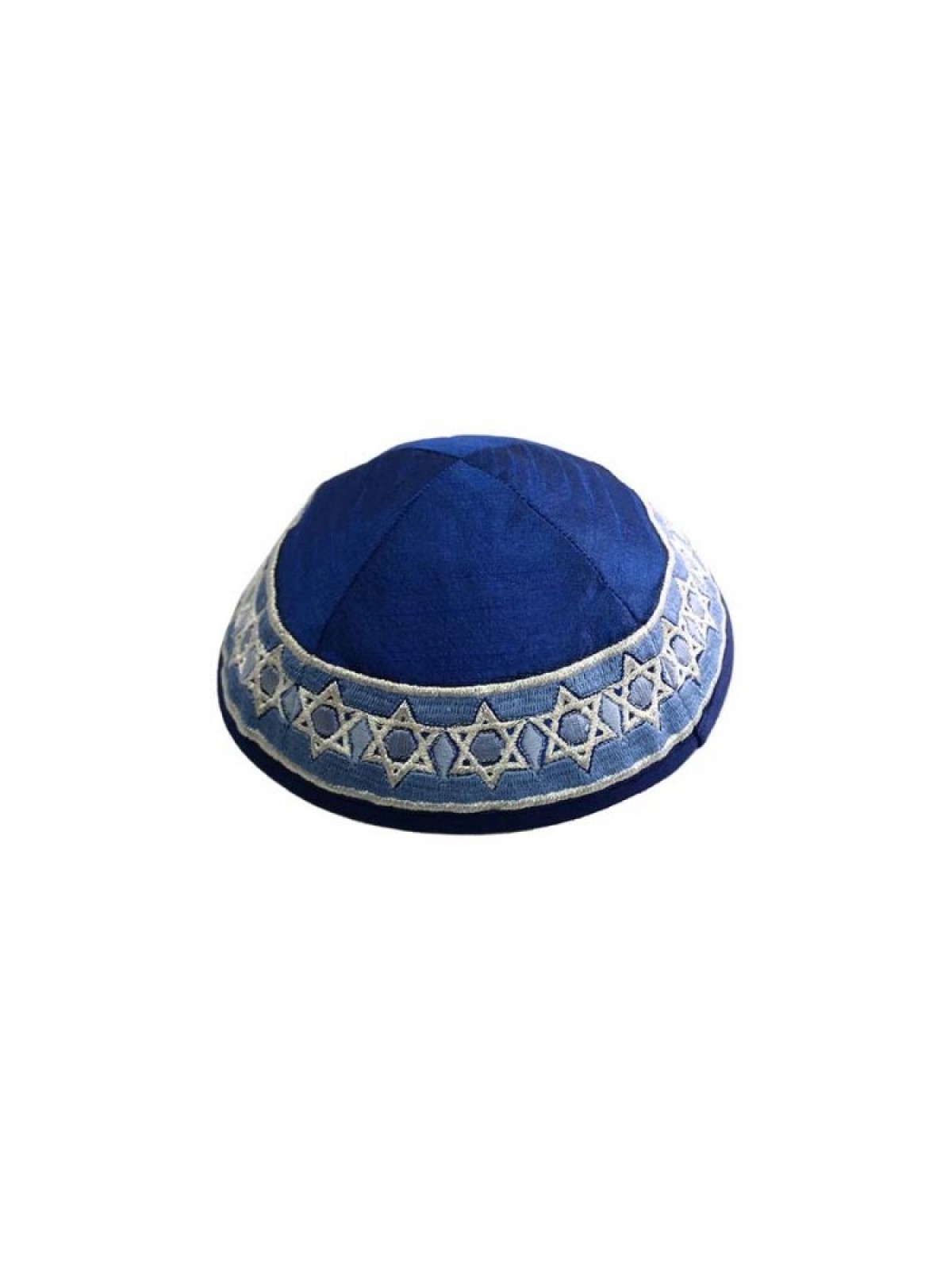 Yair Emanuel Embroidered Kippah Stars of... | Kippot & Hats by Emanuel