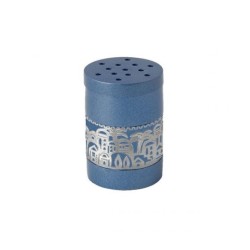 Boîte à épices Havdalah Besamim bleu foncé Yair Emanuel avec... | Ensembles de Havdalah