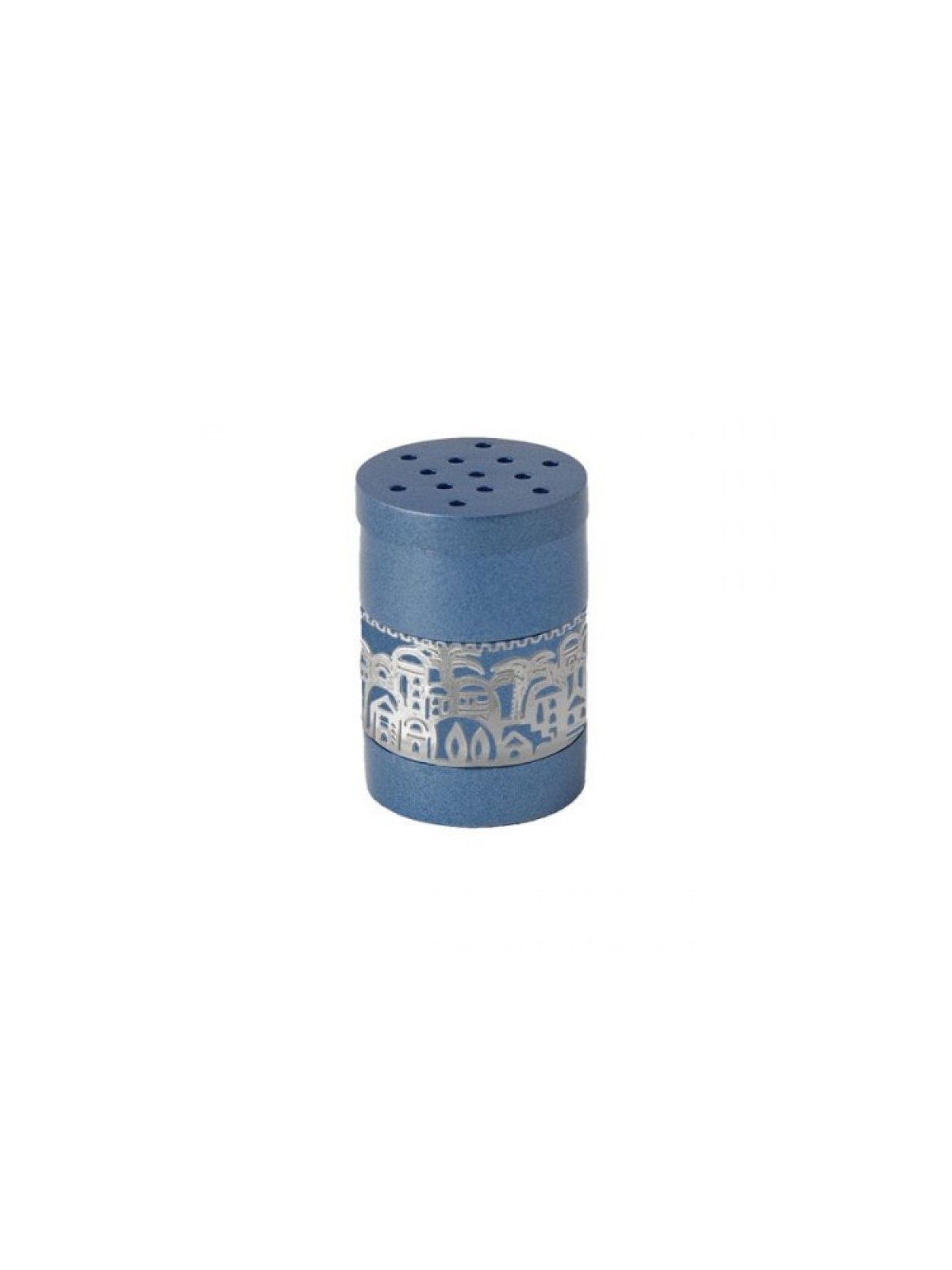 Boîte à épices Havdalah Besamim bleu foncé Yair Emanuel avec... | Ensembles de Havdalah