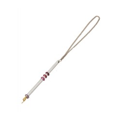 Yair Emanuel Anodized Aluminum Silver Torah Pointe... | Torah Pointers