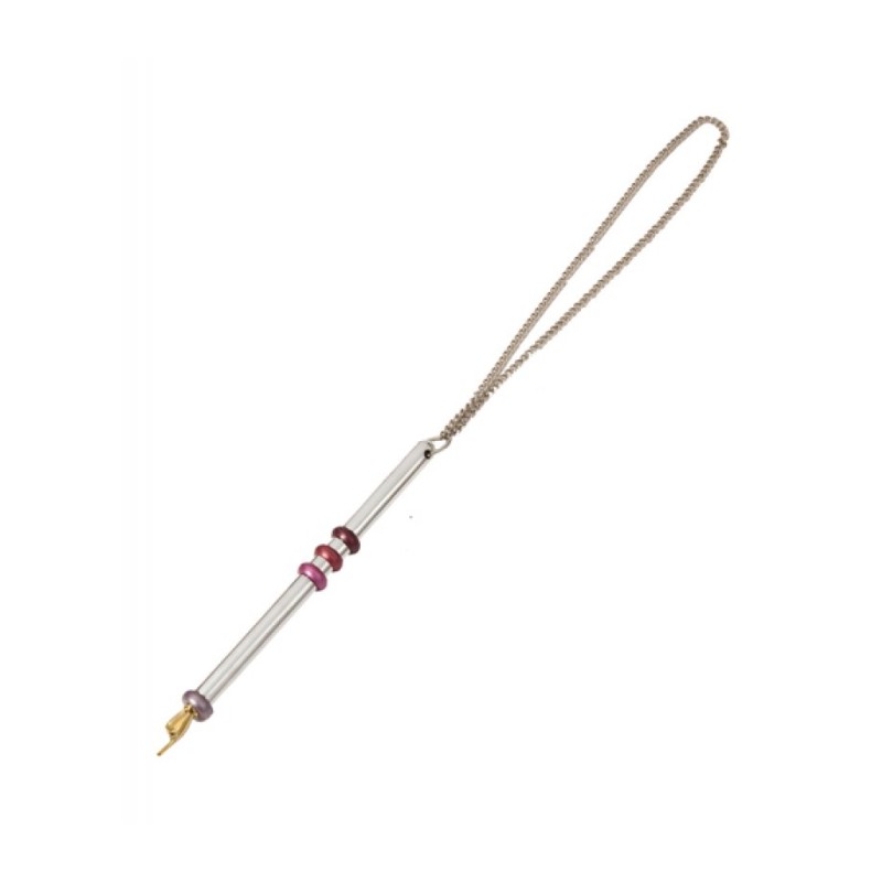 Yair Emanuel Anodized Aluminum Silver Torah Pointe... | Torah Pointers