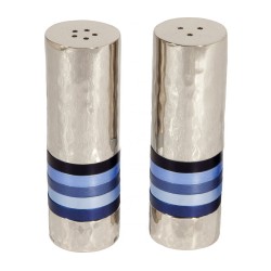 Yair Emanuel Hammered Nickel Salt and Peppe... | Salt & Pepper Shakers