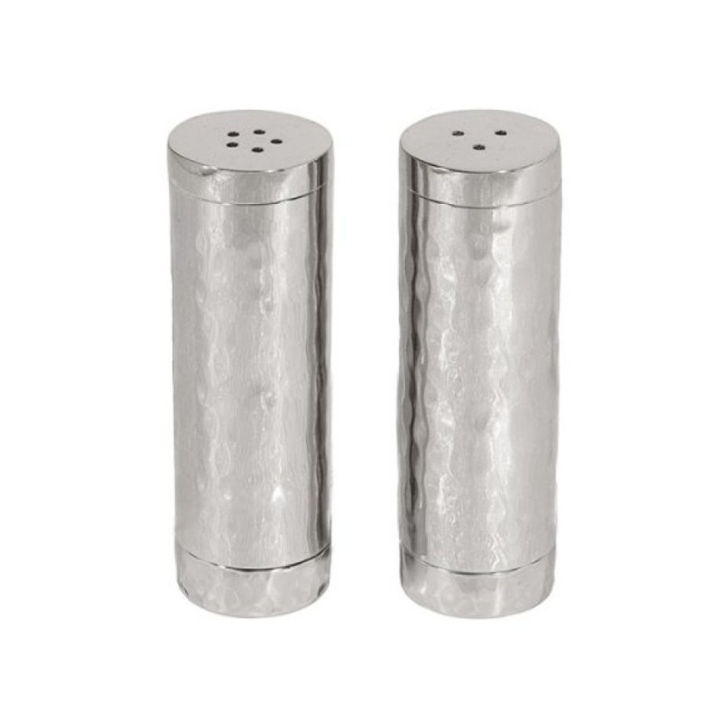 Yair Emanuel Hammered Nickel Salt and Peppe... | Salt & Pepper Shakers