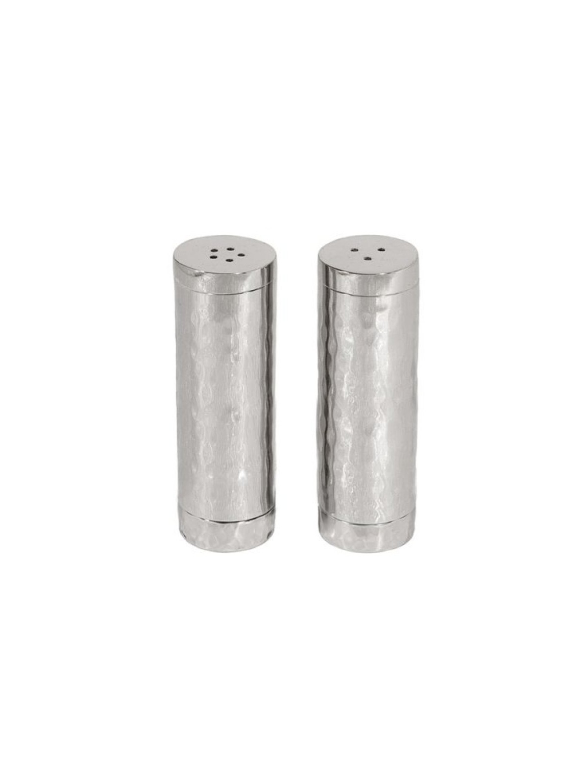 Yair Emanuel Hammered Nickel Salt and Peppe... | Salt & Pepper Shakers