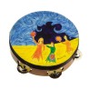 Yair Emanuel Hand Painted Leather Tambourin... | Gift Ideas by Emanuel