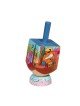 Yair Emanuel Hand Painted Wood Dreidel on Stand Small Je... | Dreidels