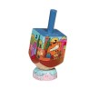 Yair Emanuel Hand Painted Wood Dreidel on Stand Small Je... | Dreidels