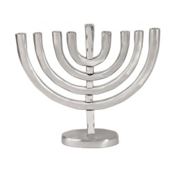 Yair Emanuel Anodized Aluminum Classic Arch Hanu... | Hanukkah Menorah