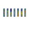 Set of 7 Yair Emanuel Small Wooden Hand Paint... | Mezuzahs by Emanuel