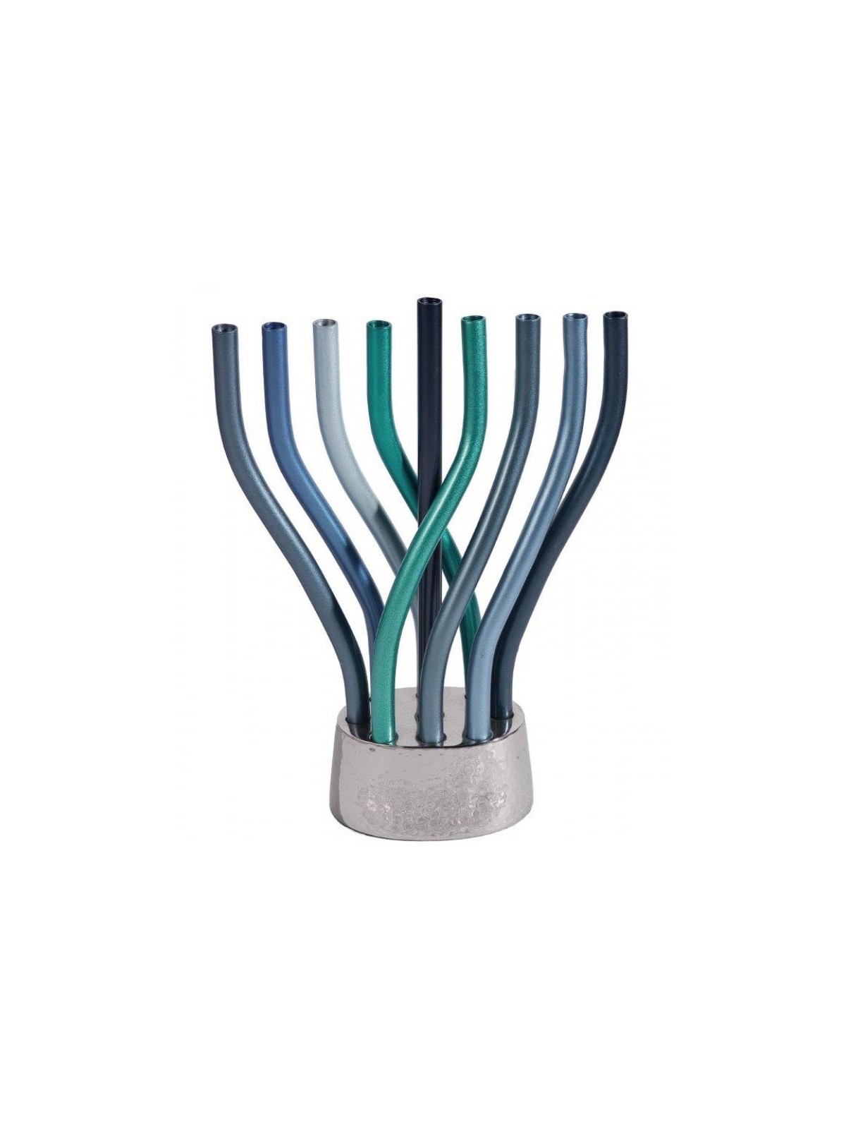 Yair Emanuel Flames Image Chanukah Menorah Shade... | Hanukkah Menorah