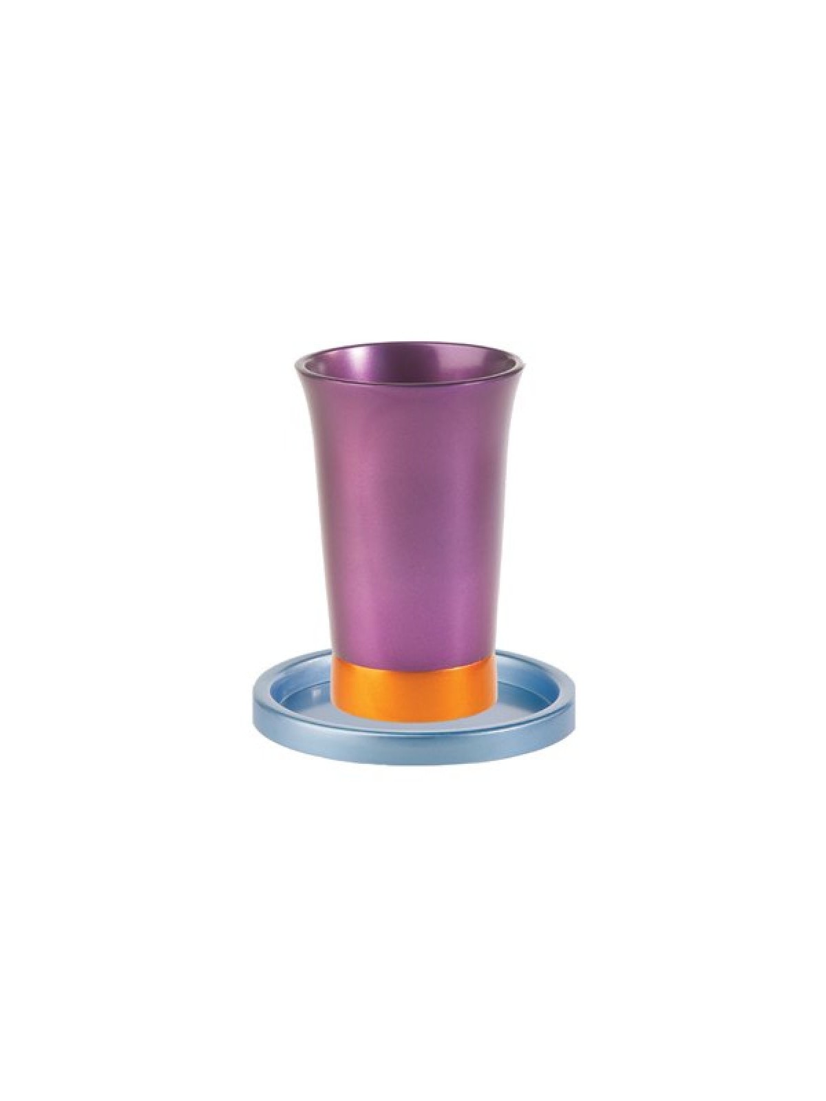Yair Emanuel Anodized Aluminum Kiddush Cup and Sauce... | Kiddush Cups