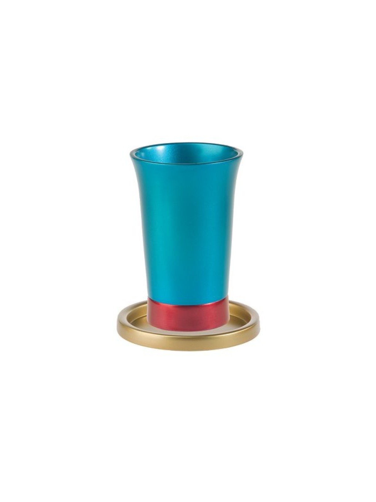 Yair Emanuel Anodized Aluminum Kiddush Cup and Sauce... | Kiddush Cups