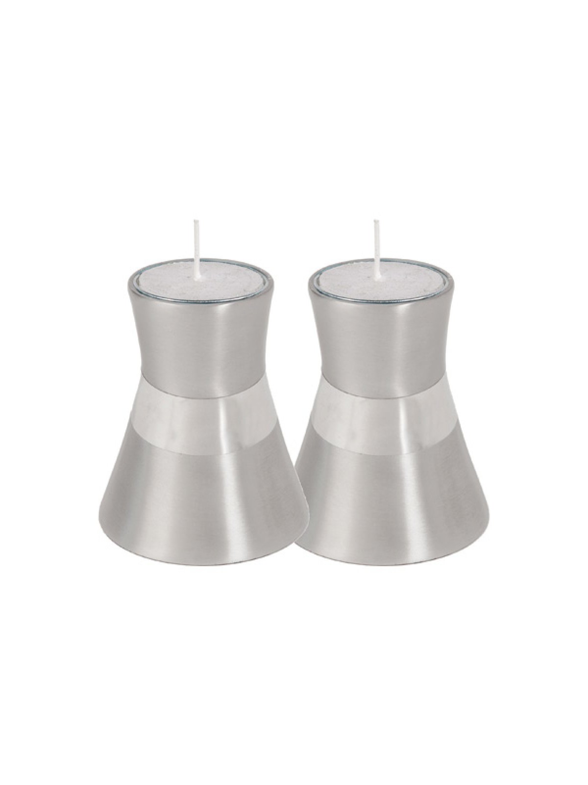 Yair Emanuel Small Anodized Aluminum Candlesticks Si... | Candlesticks