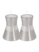 Yair Emanuel Small Anodized Aluminum Candlesticks Si... | Candlesticks