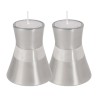 Yair Emanuel Small Anodized Aluminum Candlesticks Si... | Candlesticks
