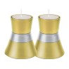 Yair Emanuel Small Anodized Aluminum Candlesticks Si... | Candlesticks