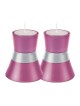 Yair Emanuel Small Anodized Aluminum Candlesticks Si... | Candlesticks