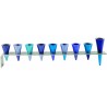 Yair Emanuel Anodized Aluminum Cones Hanukkah Me... | Hanukkah Menorah