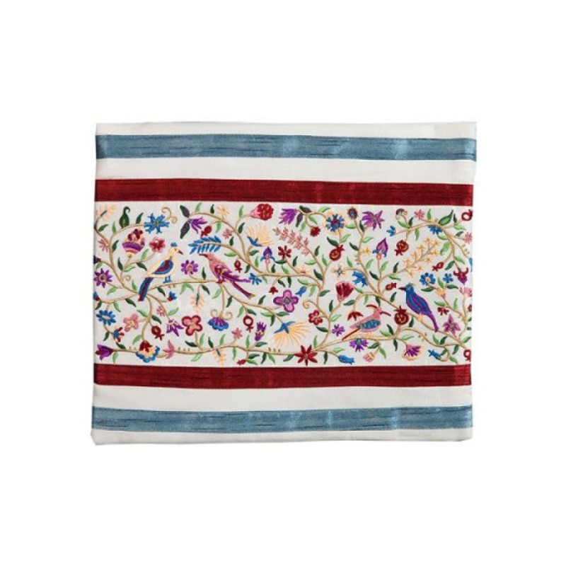 Yair Emanuel Embroidered Tallit Bag %96 Pas... | Talit & Tefillin Bags