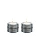 Yair Emanuel Small Tea Light Candlesticks Stacked Di... | Candlesticks