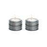 Yair Emanuel Small Tea Light Candlesticks Stacked Di... | Candlesticks