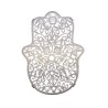 Yair Emanuel Stainless Steel Hamsa Shape Tr... | Gift Ideas by Emanuel