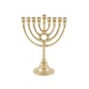 Yair Emanuel Classic Glossy Hanukkah Menorah wit... | Hanukkah Menorah