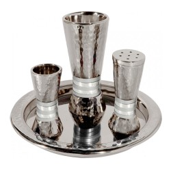 Yair Emanuel Hammered Aluminum Cone Shaped Havdalah... | Havdalah Sets