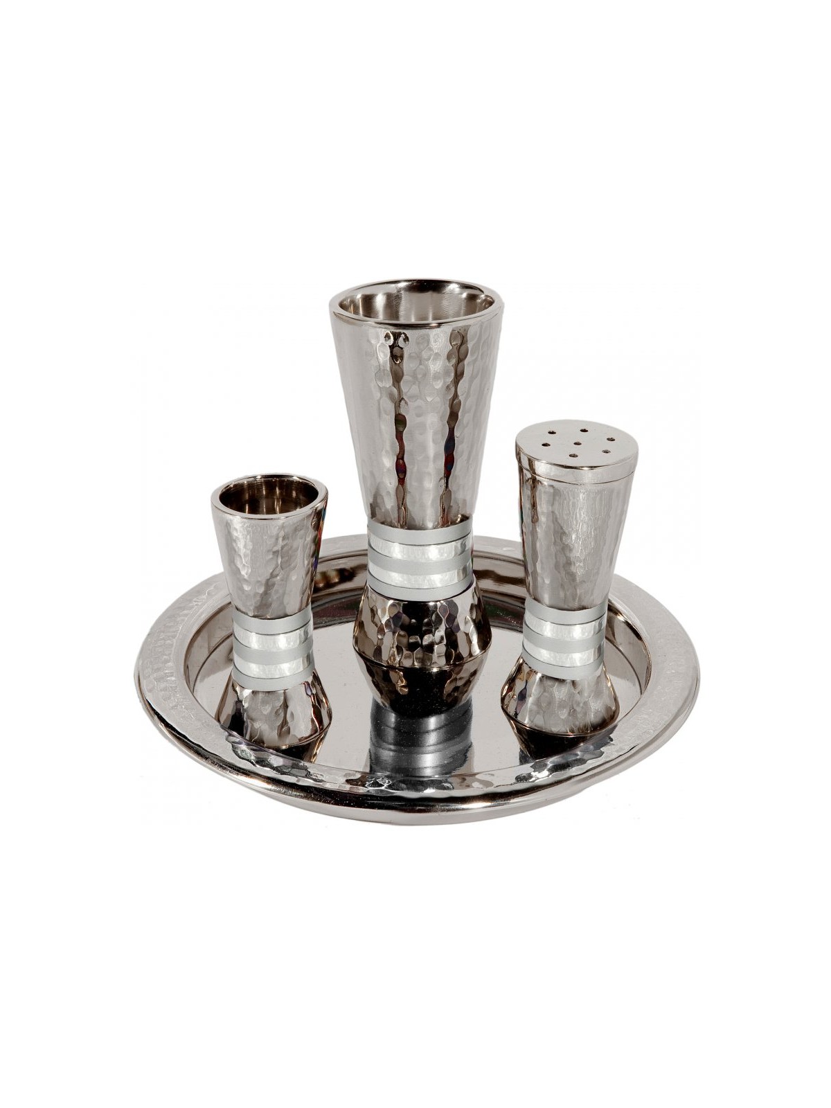 Yair Emanuel Hammered Aluminum Cone Shaped Havdalah... | Havdalah Sets