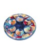 Yair Emanuel Hand Painted Wood Seder Plate with Bowl... | Seder Plates