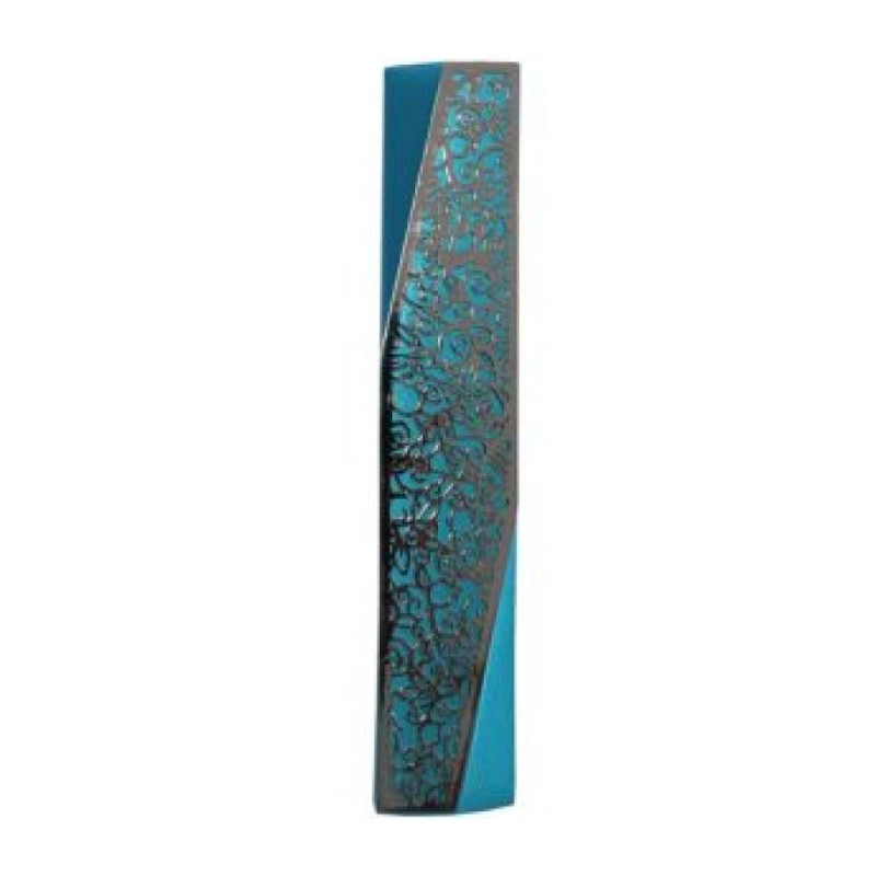 Yair Emanuel Mezuzah Case Geometric Style and... | Mezuzahs by Emanuel