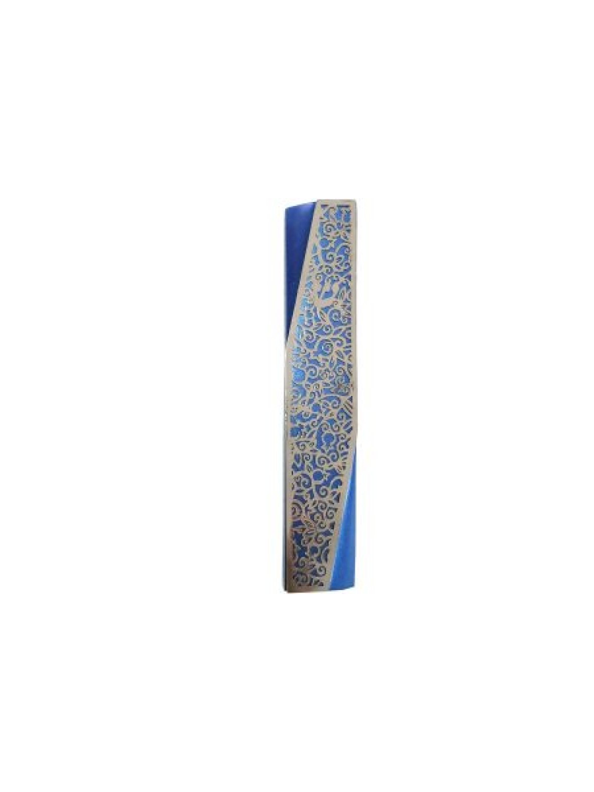 Yair Emanuel Mezuzah Case Geometric Style and... | Mezuzahs by Emanuel