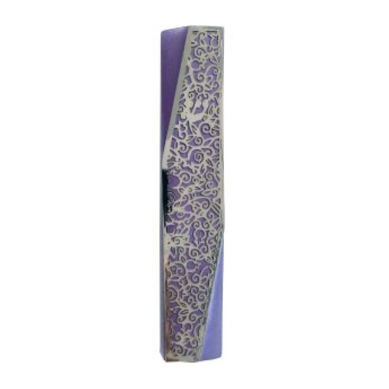 Yair Emanuel Mezuzah Case Geometric Style and... | Mezuzahs by Emanuel