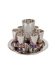Yair Emanuel Hammered Nickel Kiddush Gobl... | Kiddush Cups by Emanuel