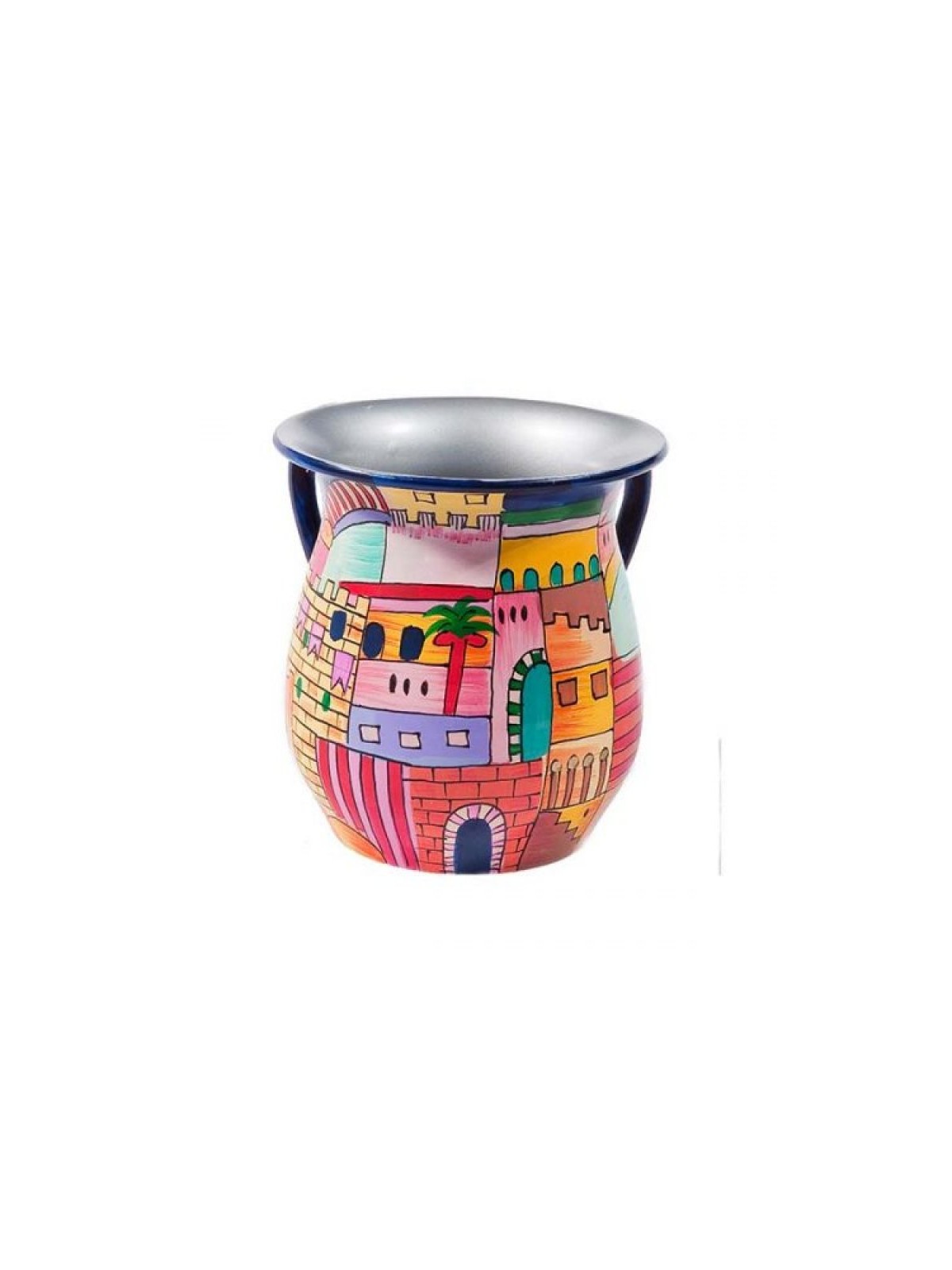 Yair Emanuel Hand Painted Metal Netilat Yadayim Wash Cu... | Wash Cups