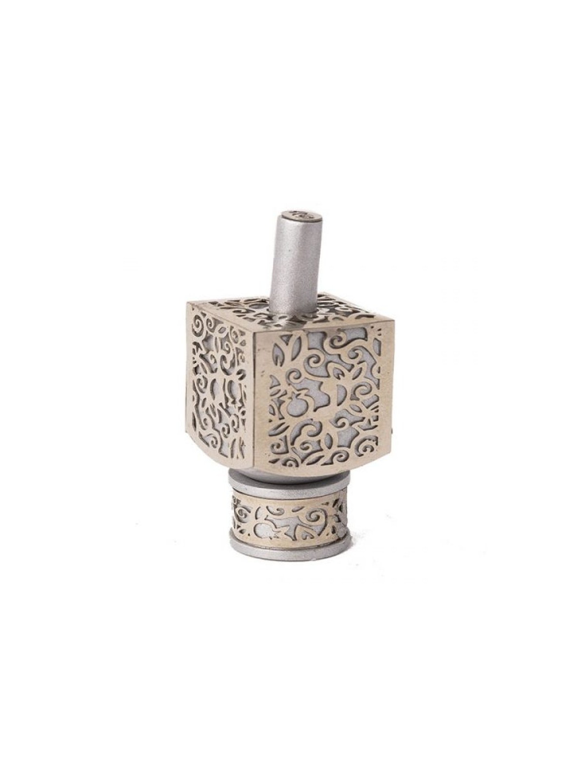 Yair Emanuel Hanukkah Dreidel and Stand Cutout Pomegrana... | Dreidels