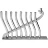 Yair Emanuel Anodized Aluminum Hanukkah Menorah ... | Hanukkah Menorah