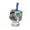 Yair Emanuel Hand Painted Wood Dreidel on Stand Blue Sma... | Dreidels