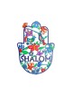 Yair Emanuel Hand Painted Large Wall Hamsa Spri... | Hamsas by Emanuel