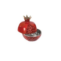 Yair Emanuel Pomegranate Shaped Honey Dish Sm... | Rosh Hashanah Gifts