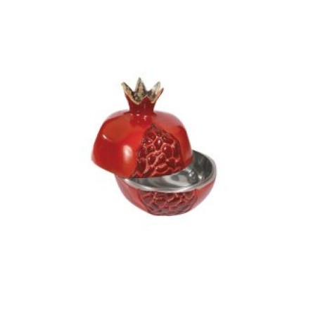 Yair Emanuel Pomegranate Shaped Honey Dish Sm... | Rosh Hashanah Gifts