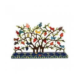 Yair Emanuel Laser Cut Hanukkah Menorah Sculptur... | Hanukkah Menorah