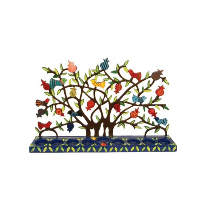 Yair Emanuel Laser Cut Hanukkah Menorah Sculptur... | Hanukkah Menorah