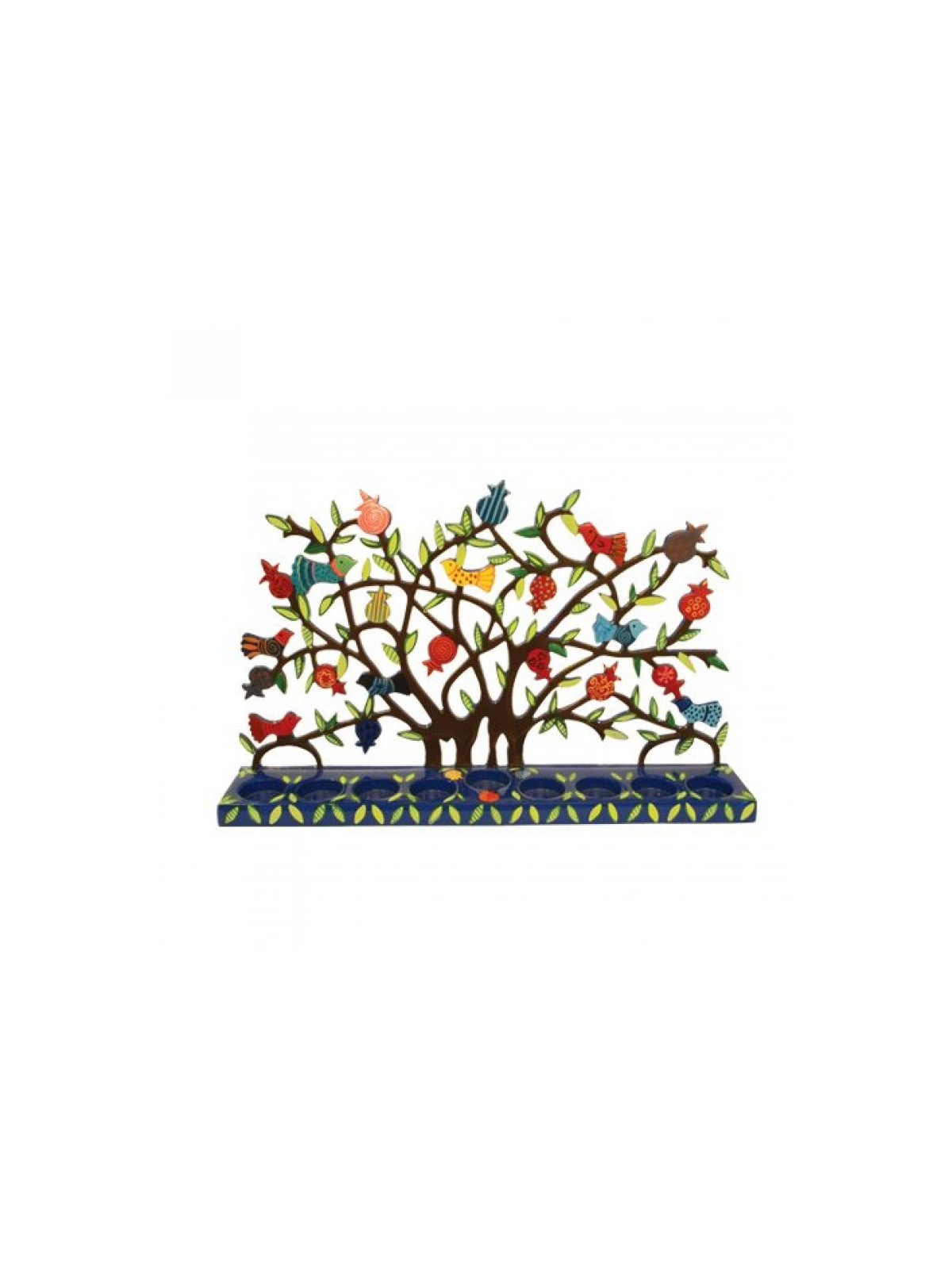 Yair Emanuel Laser Cut Hanukkah Menorah Sculptur... | Hanukkah Menorah