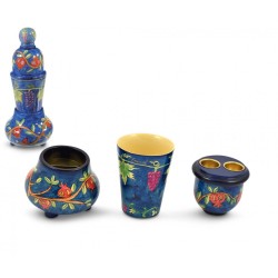 Yair Emanuel Compact Shabbat Candlesticks and Havda... | Havdalah Sets