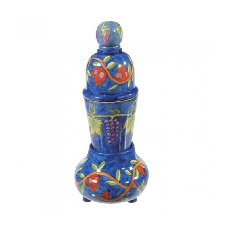 Yair Emanuel Compact Shabbat Candlesticks and Havda... | Havdalah Sets