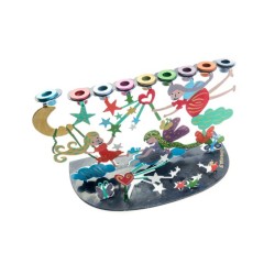 Yair Emanuel Hand Painted Chanukah Menorah Youth... | Hanukkah Menorah